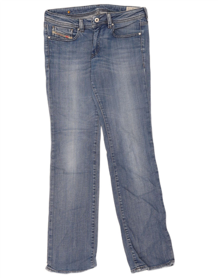 DIESEL Womens Ronhy Straight Jeans W30 L30 Blue Cotton