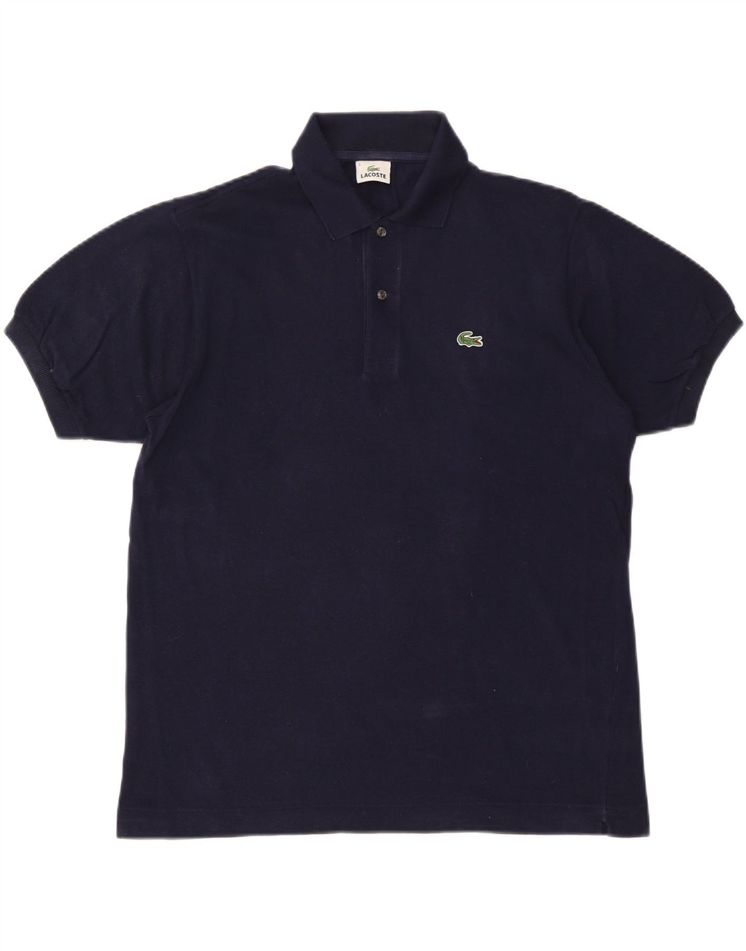 Tricou polo pentru bărbați LACOSTE Mărimea 5 mare din bumbac bleumarin