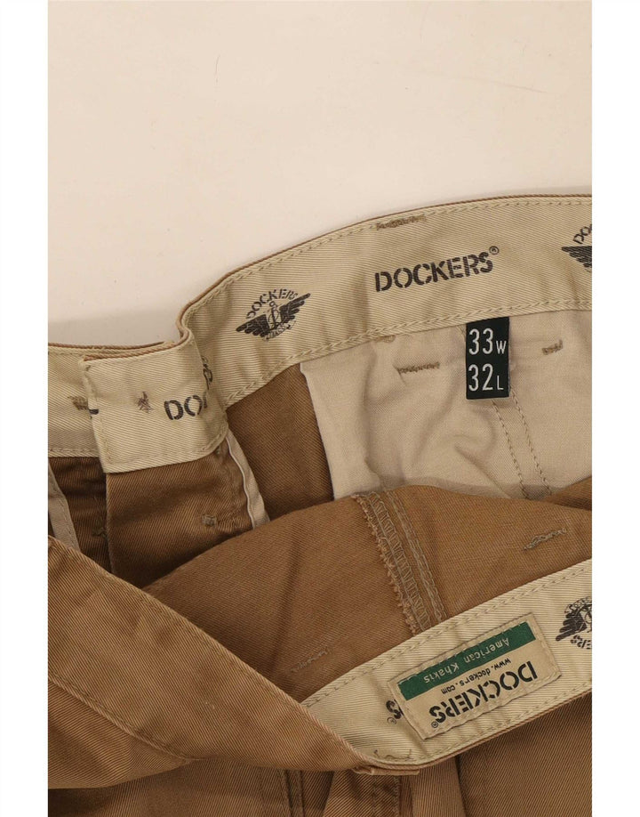 Pantaloni cargo drepti pentru bărbați Dockers W33 L32 bej
