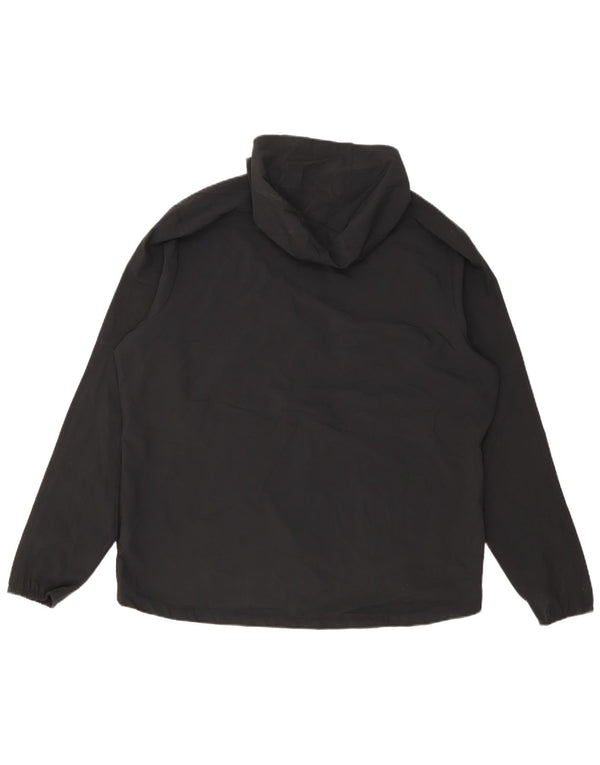Jachetă de ploaie cu glugă pentru bărbați Nike UK 42 XL poliester negru