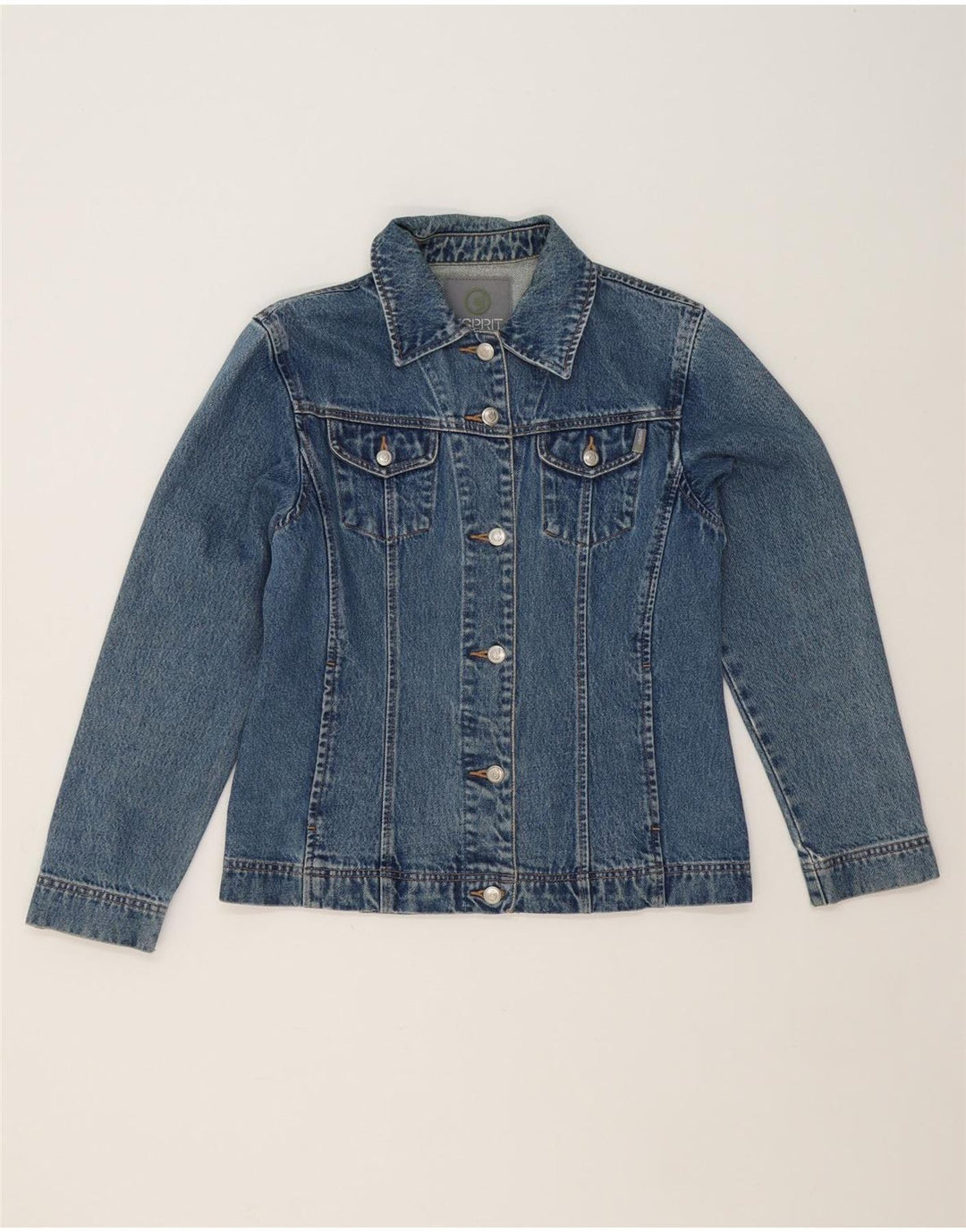 ESPRIT Womens Denim Jacket UK 10 Small Blue Cotton Vintage Esprit and Second-Hand Esprit from Messina Hembry 