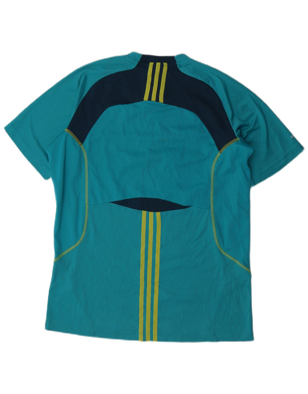 Tricou Adidas Climacool pentru bărbați Top mare, albastru, poliester color bloc