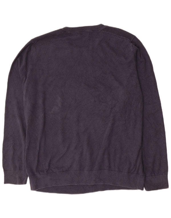 Pulover Nautica pentru bărbați cu gât crew pulover XL bumbac bleumarin
