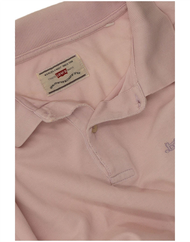 Tricou polo pentru bărbați Levi's, mare, roz