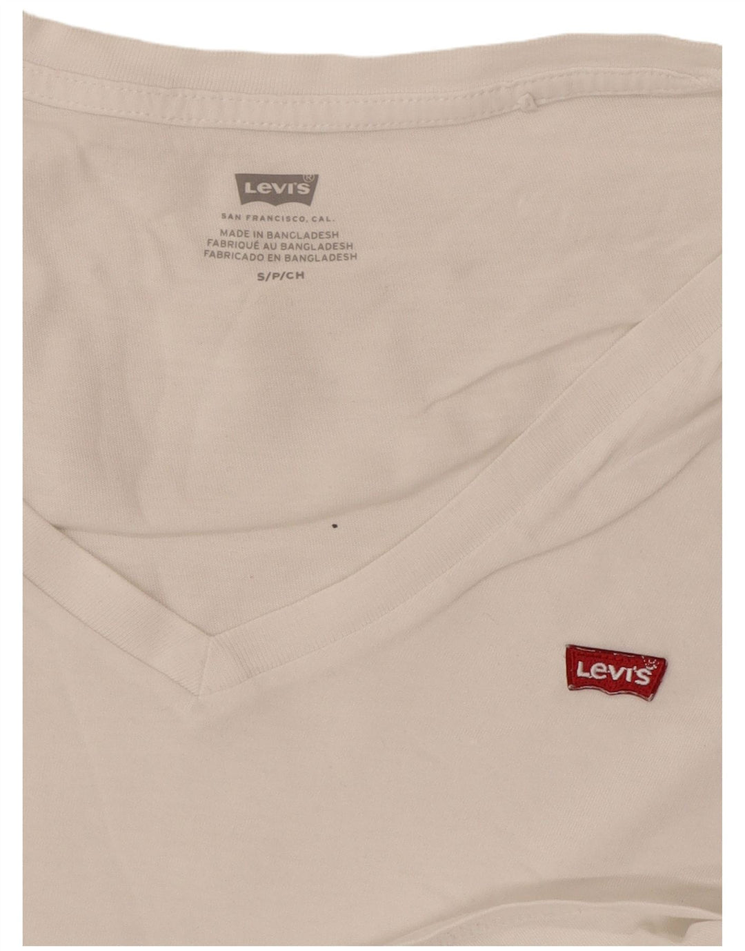 Tricou Levi's pentru femei Top UK 10 Small White