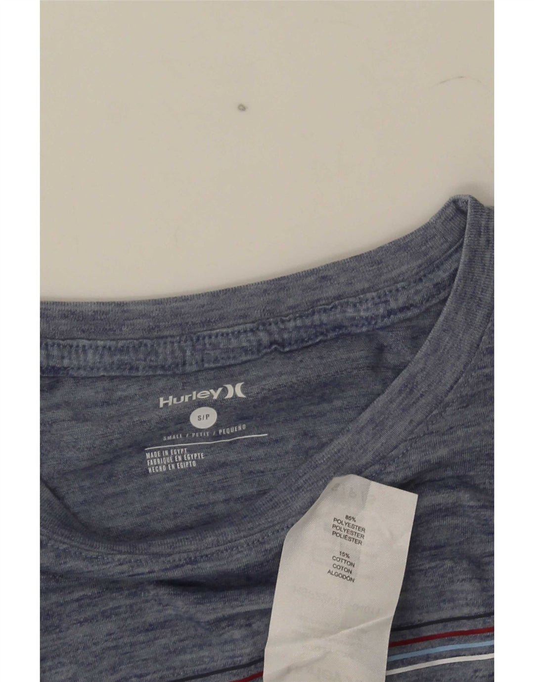 Tricou grafic pentru bărbați Hurley Top mic, bleumarin, poliester pătat