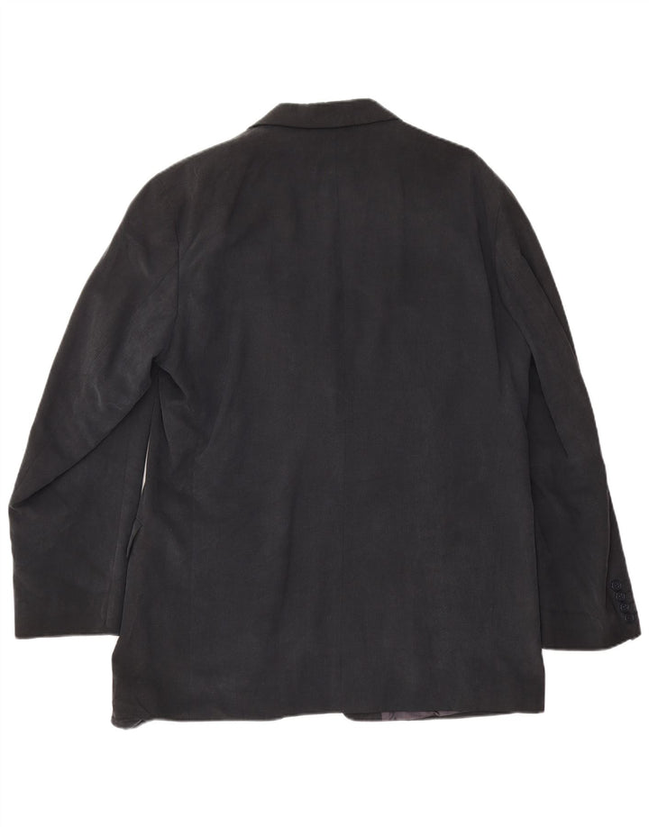 Jachetă pentru bărbați Marks & Spencer cu 3 nasturi, UK 42 XL, bleumarin, Lyocell