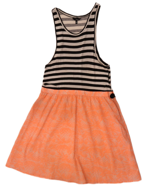Rochie A-Line fără mâneci Hurley pentru femei UK 18 XL, cu dungi multicolore