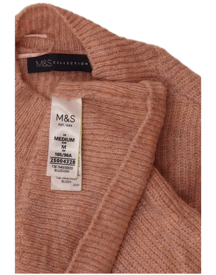 Pulover cu gât țestoasă pentru femei Marks & Spencer UK 12 Roz mediu