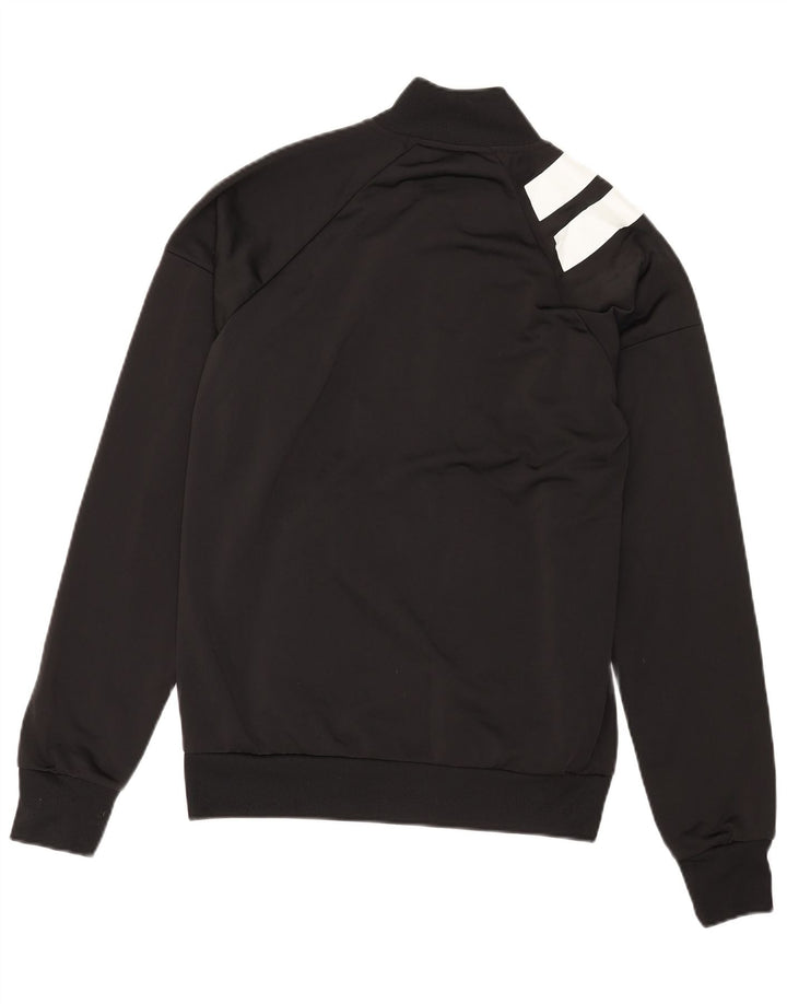 Jachetă de trening pentru bărbați Adidas, negru mediu, poliester bloc de culoare