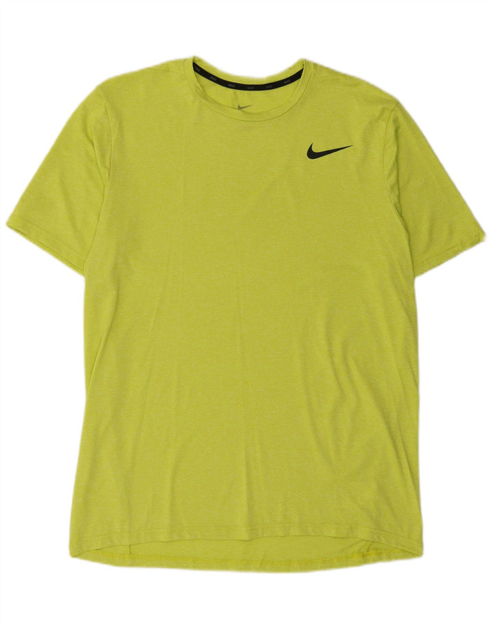 Tricou Nike Dri Fit pentru bărbați Top mare din poliester verde