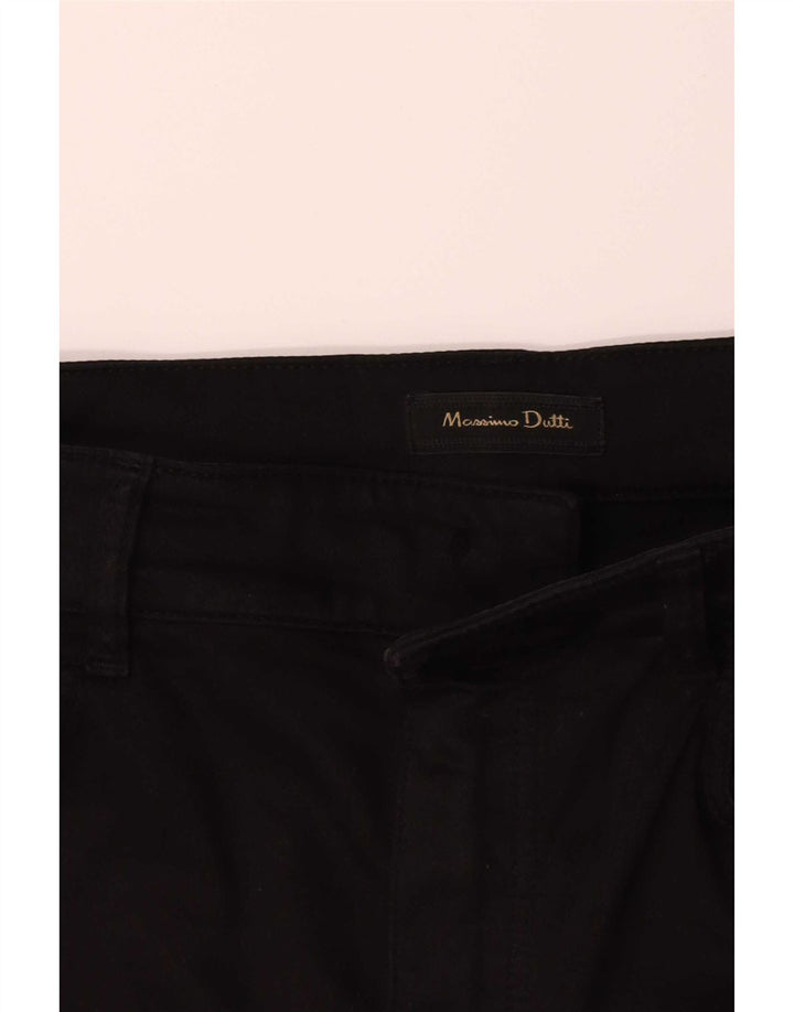 Massimo Dutti Blugi subțiri cu talie înaltă pentru femei EU 40 Medium W30 L30 Negri