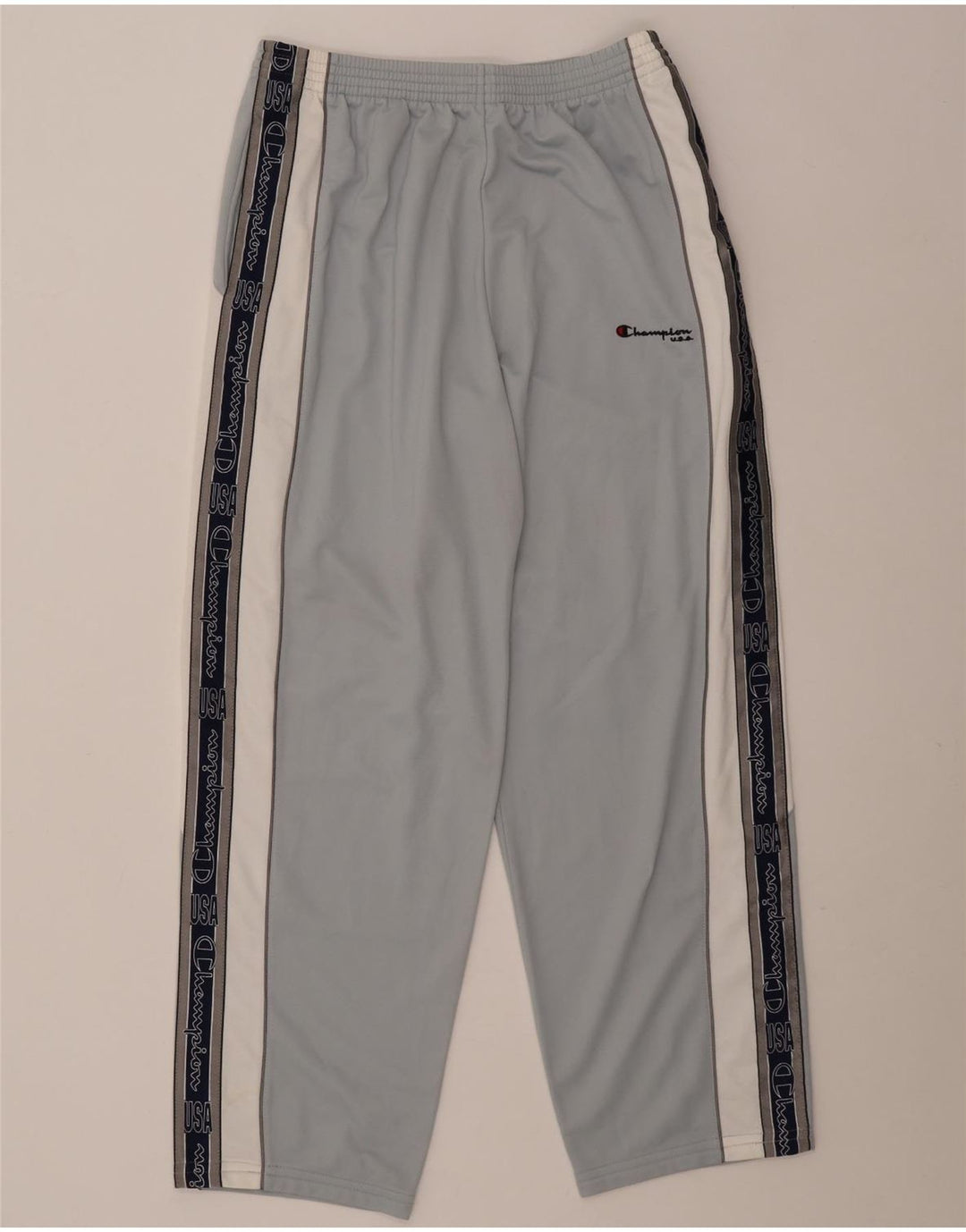 Pantaloni de trening grafic pentru bărbați Champion XL, albastru, poliester color bloc