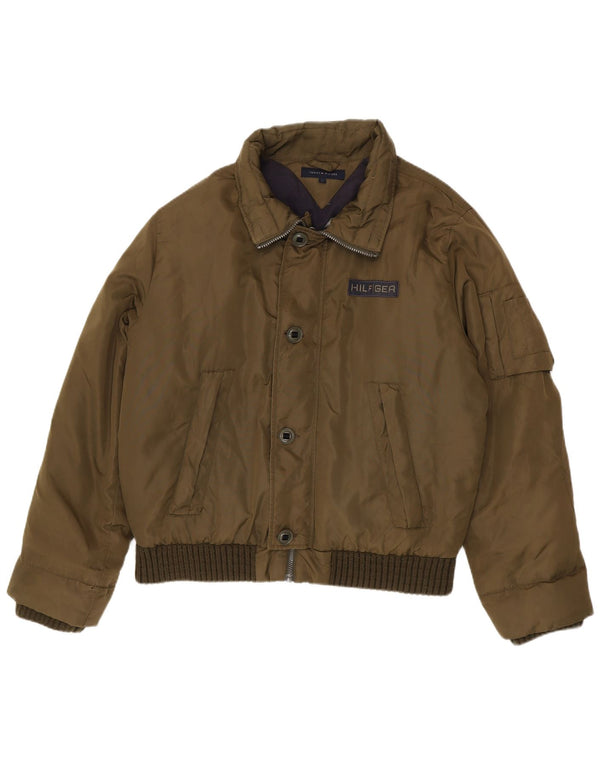 Jachetă căptușită pentru bărbați Tommy Hilfiger UK 40, nailon mare kaki
