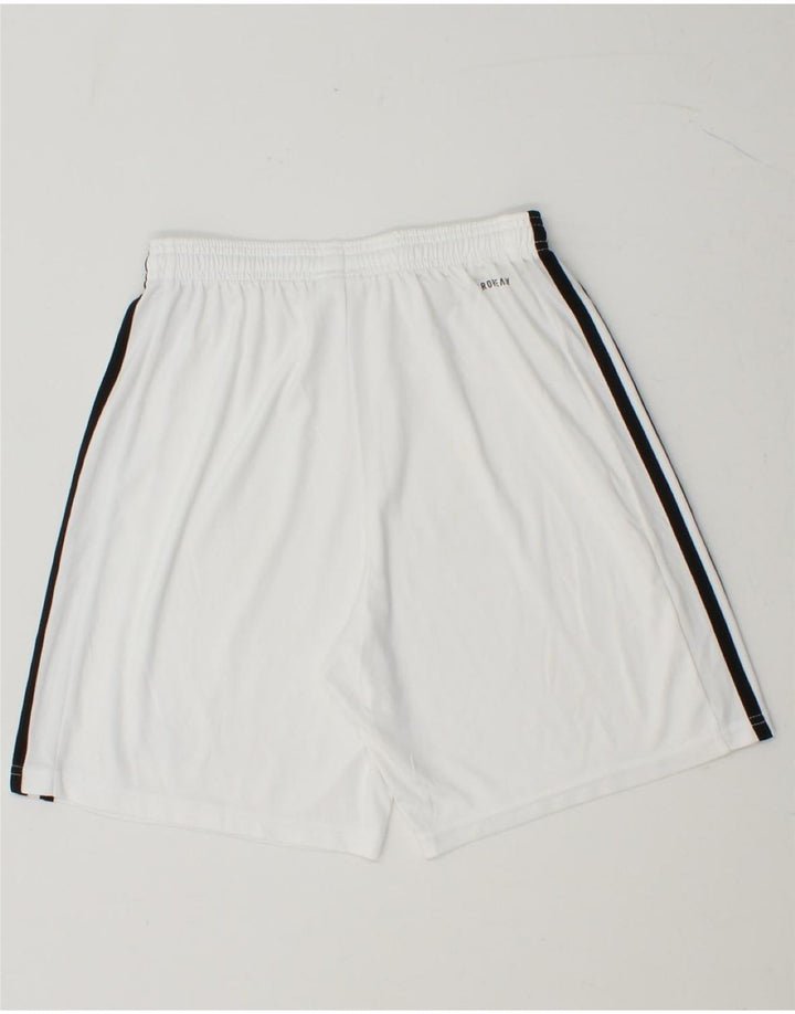 ADIDAS Mens Primegreen Sport Shorts Small White Polyester