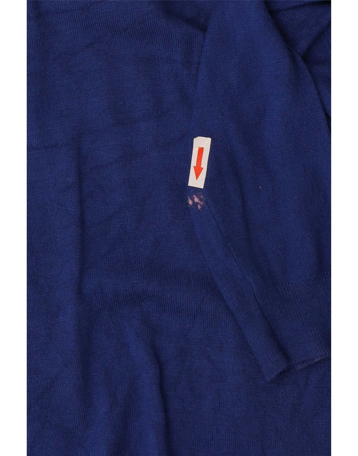 Pulover pentru femei Marks & Spencer Crop Cardigan UK 12 Medium Blue Viscose