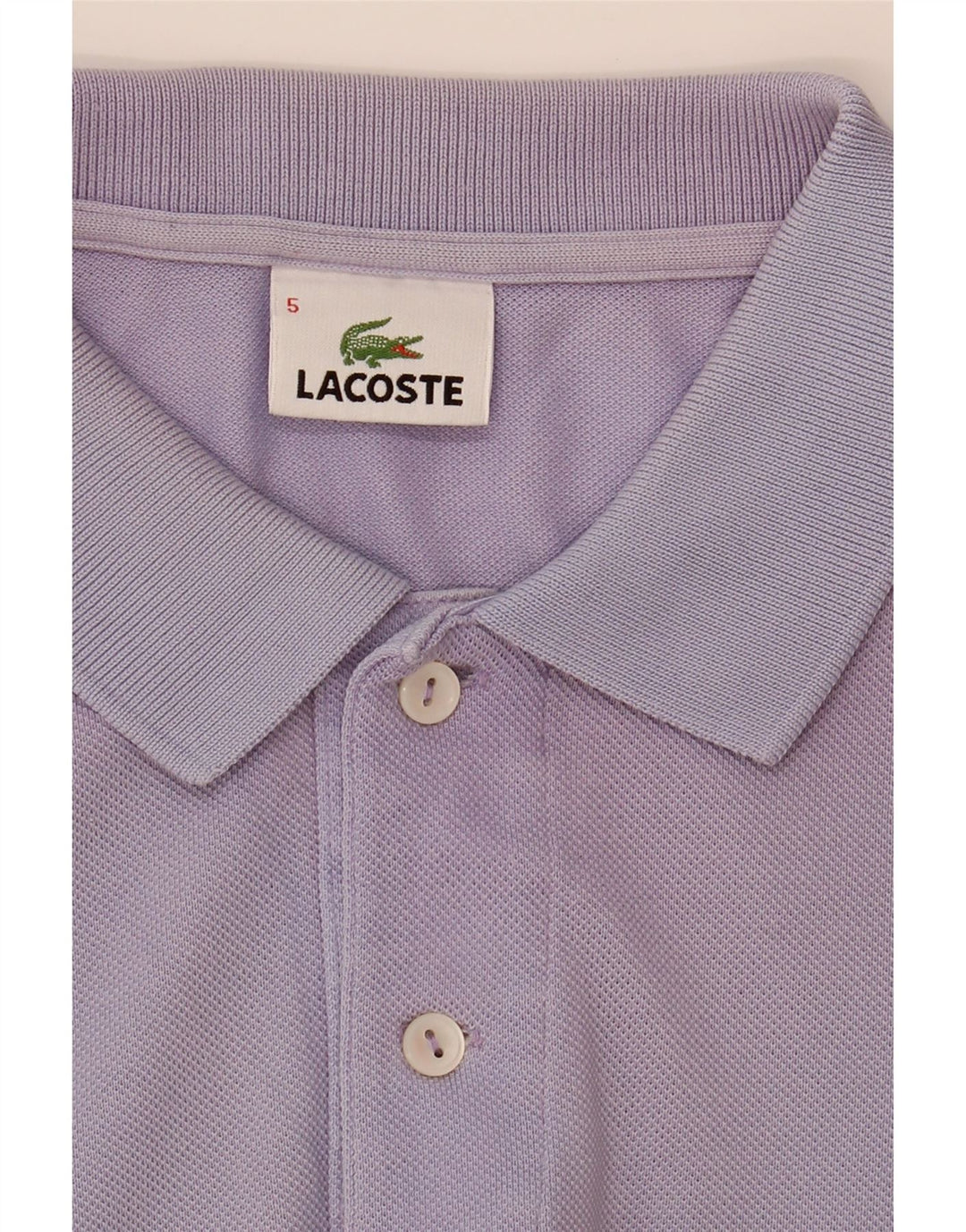 LACOSTE Mens Polo Shirt Size 5 Large Purple Vintage Lacoste and Second-Hand Lacoste from Messina Hembry 