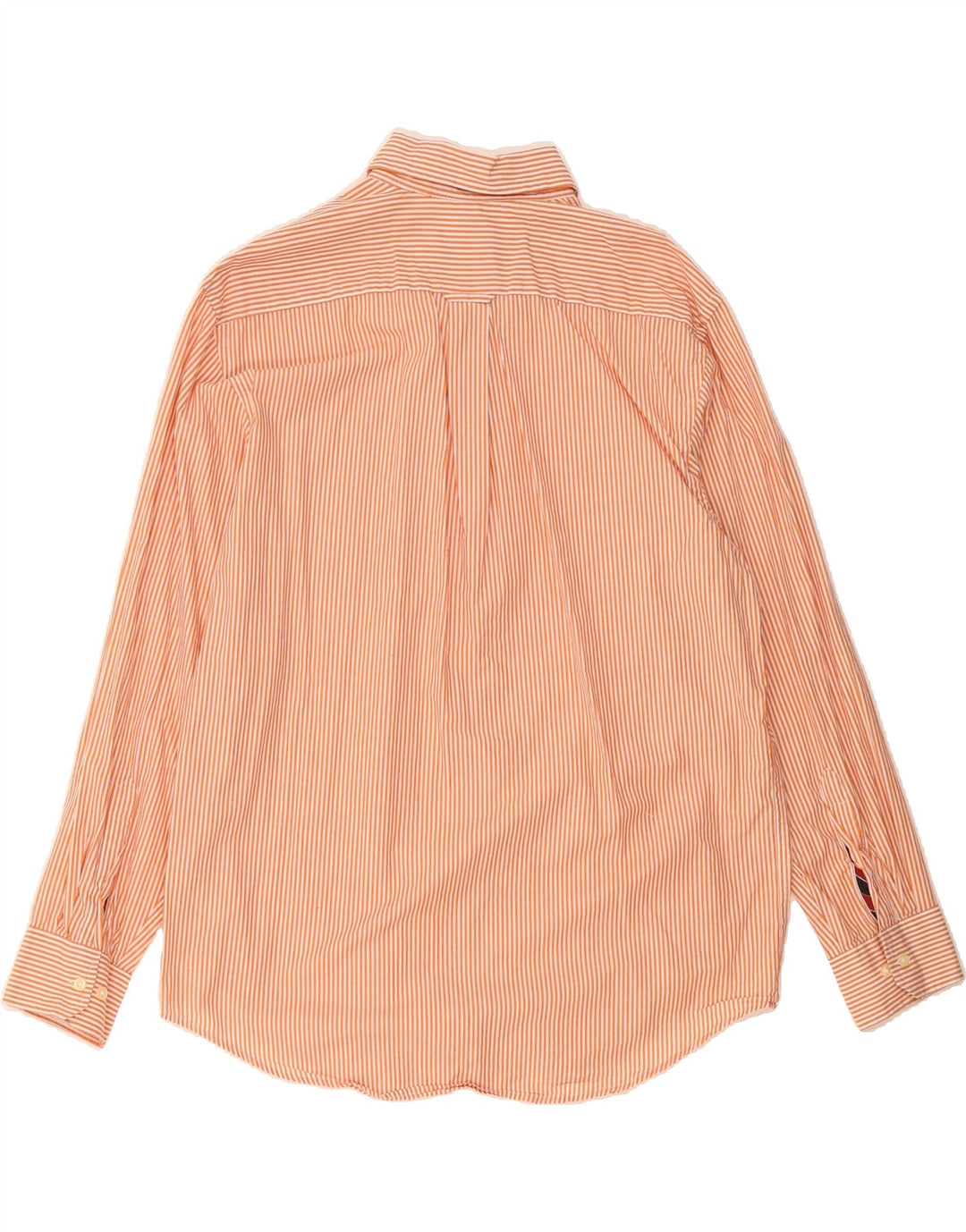 IZOD Mens Grant Fit Shirt Large Orange Pinstripe Vintage Izod and Second-Hand Izod from Messina Hembry 