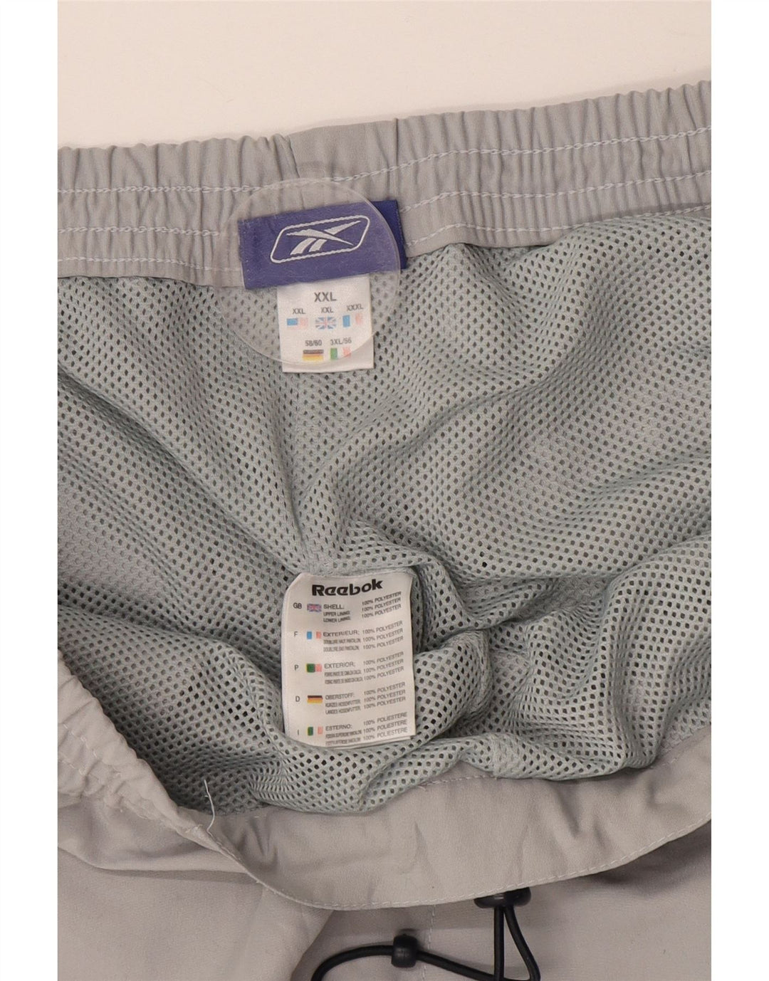 Pantaloni de trening Reebok pentru bărbați 2XL, gri poliester sport