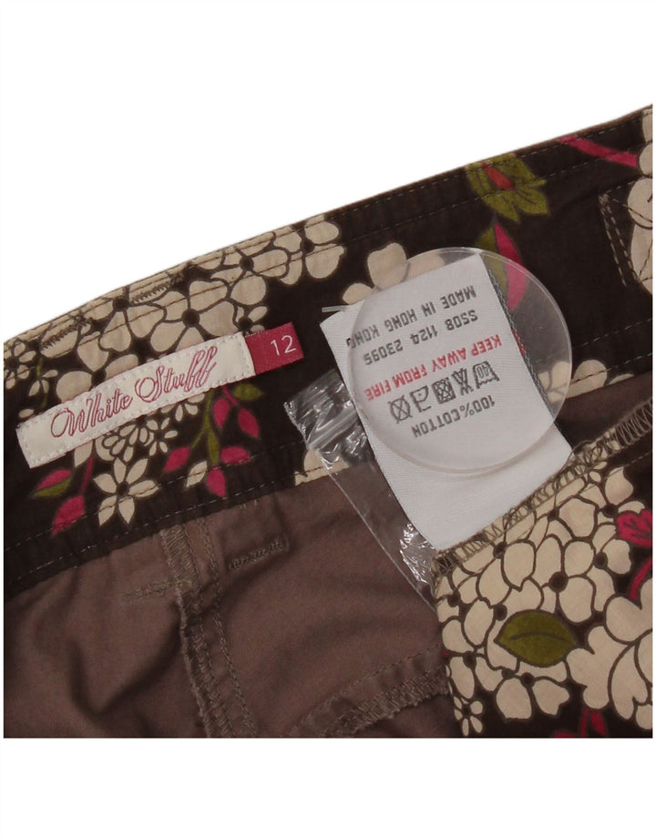White Stuff Bermude Chino Shorts UK 12 Medium W32 Maro Bumbac