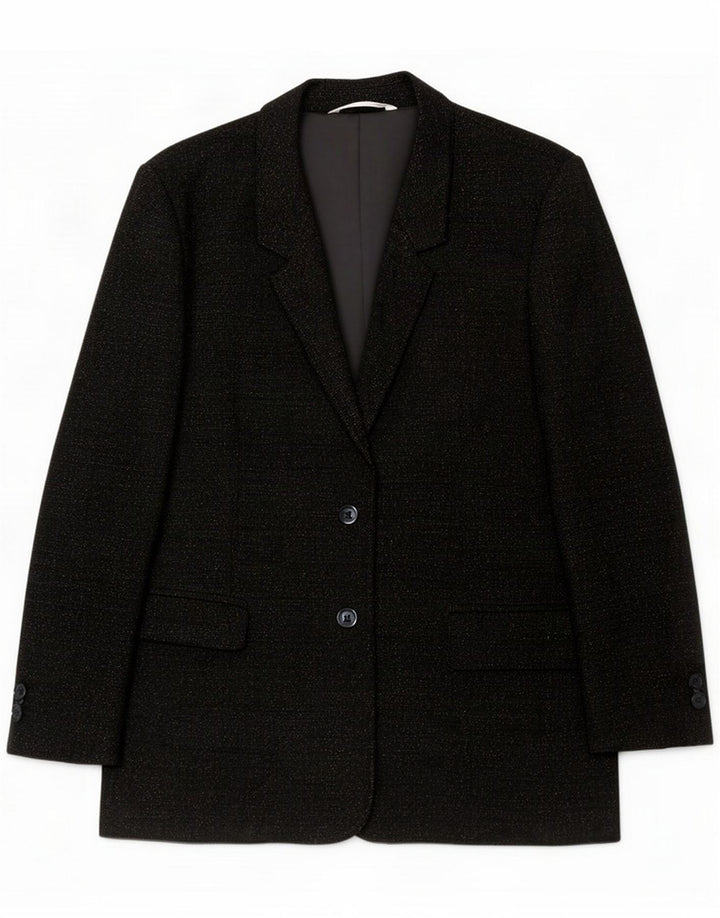 Jachetă pentru femei Marks & Spencer Petite cu 2 nasturi UK 14 Medium Black