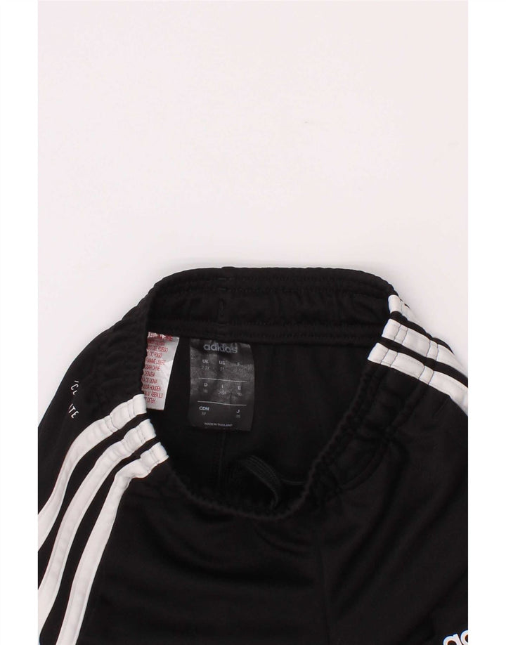 Pantaloni de trening Adidas Climalite pentru baieti 2-3 ani poliester negru