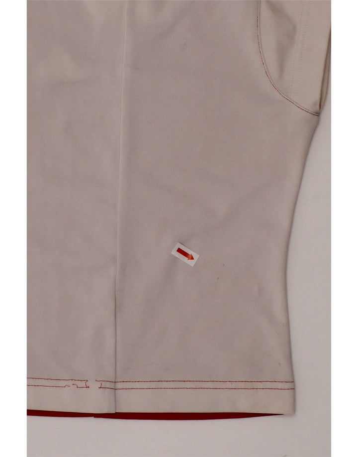 ADIDAS Girls T-Shirt Top 7-8 Years Red Polyamide Vintage Adidas and Second-Hand Adidas from Messina Hembry 