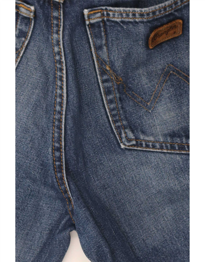 Blugi drepti pentru bărbați Wrangler W33 L30 Bumbac albastru