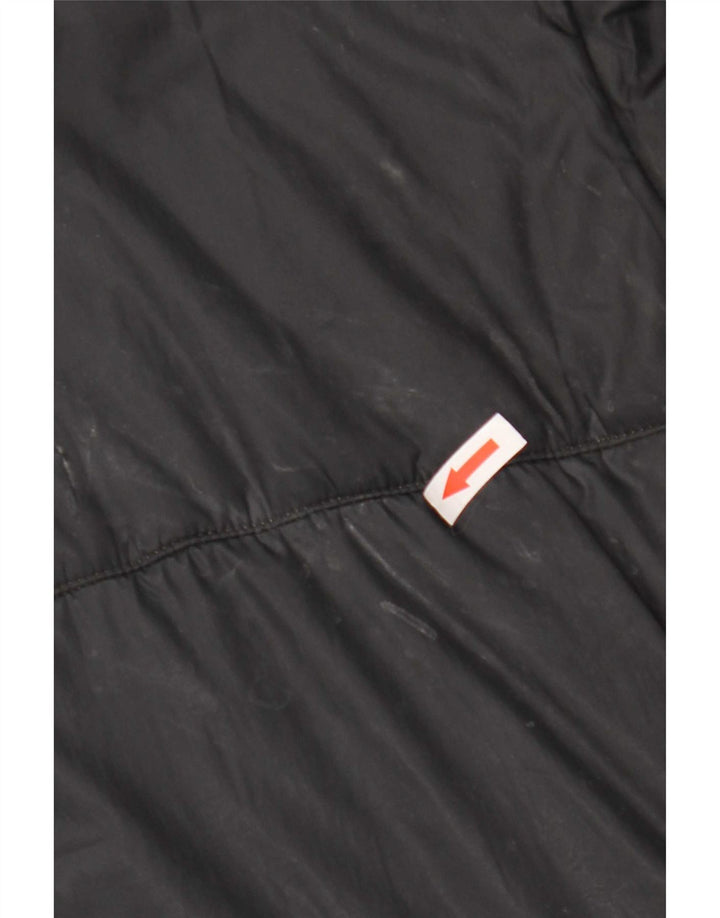 Jachetă supradimensionată cu glugă Nike Therma-Fit pentru femei UK 14 Medium Negru