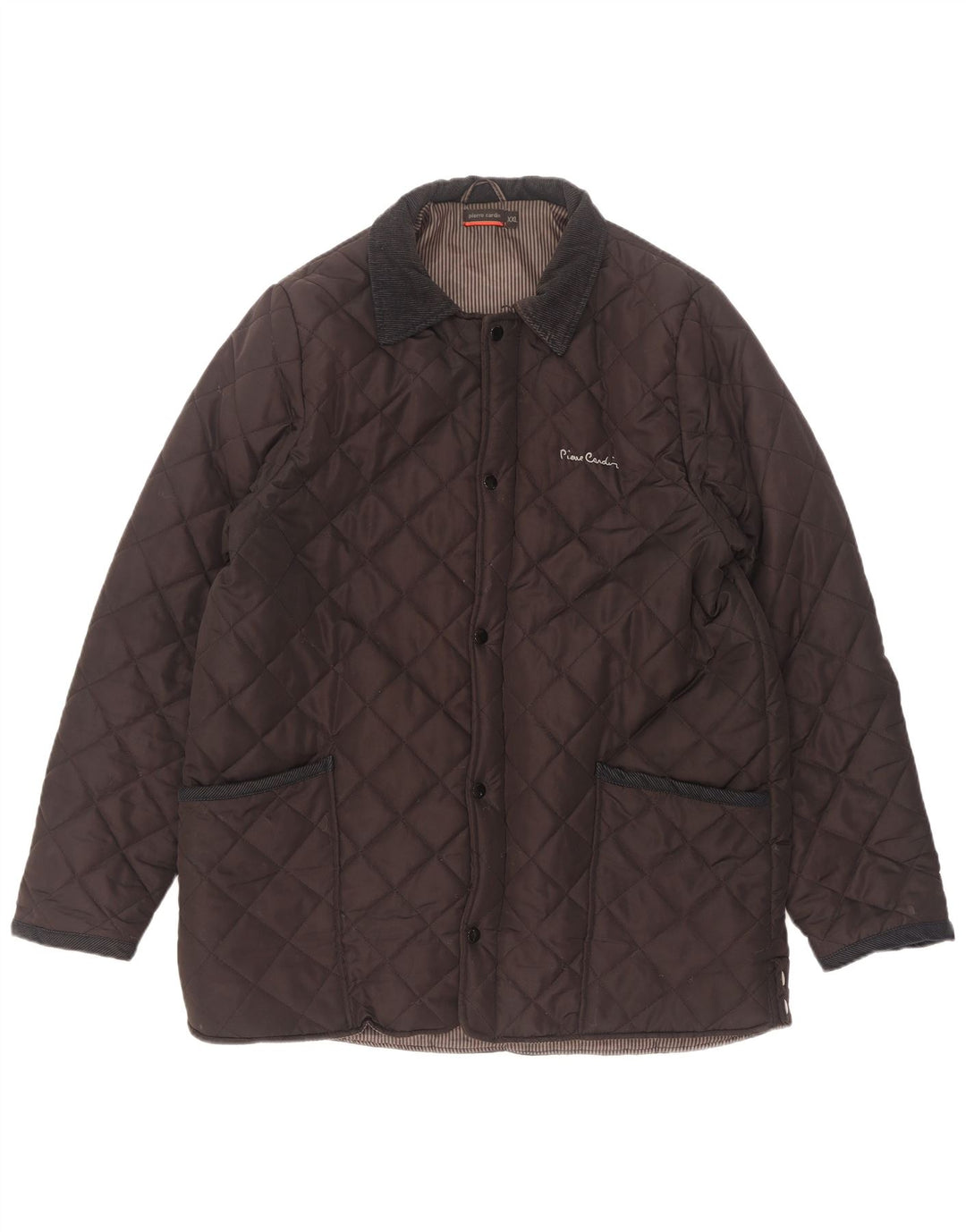 Jachetă matlasată pentru bărbați Pierre Cardin UK 44 2XL Maro Poliester