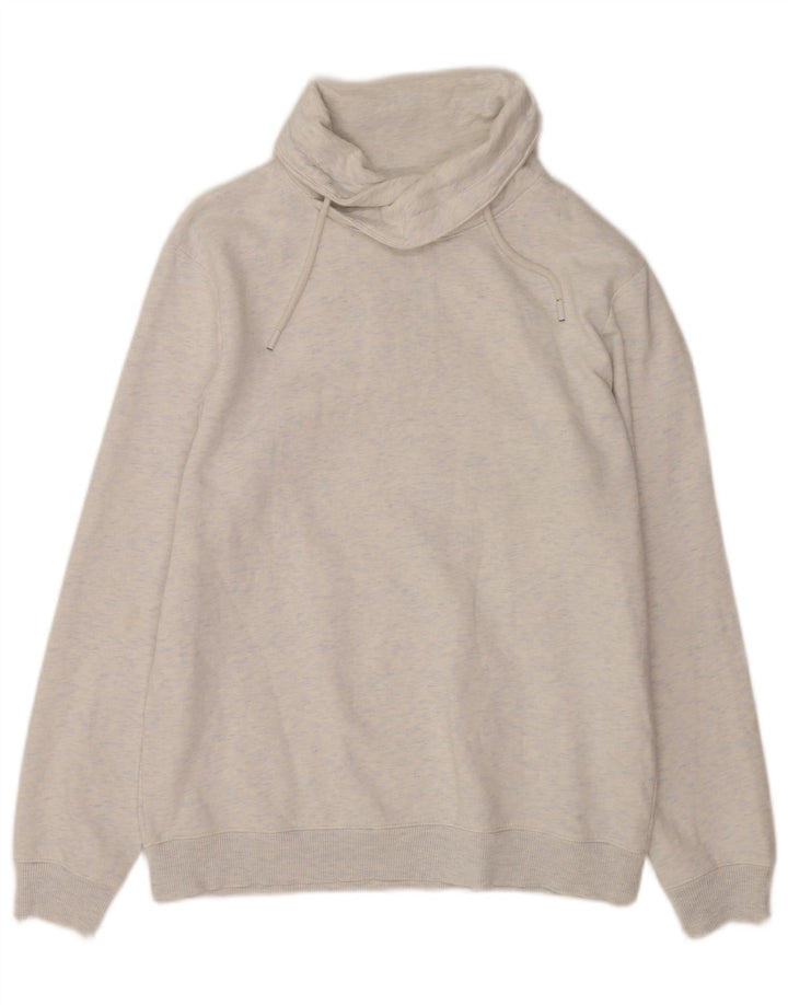 Pulover pentru bărbați Jules Slim Fit Pulover mare, gri bumbac cu pete
