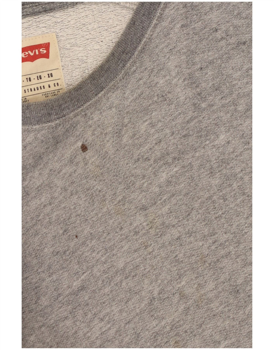Pulover pentru bărbați Levi's Pulover XL, bumbac cu pete gri