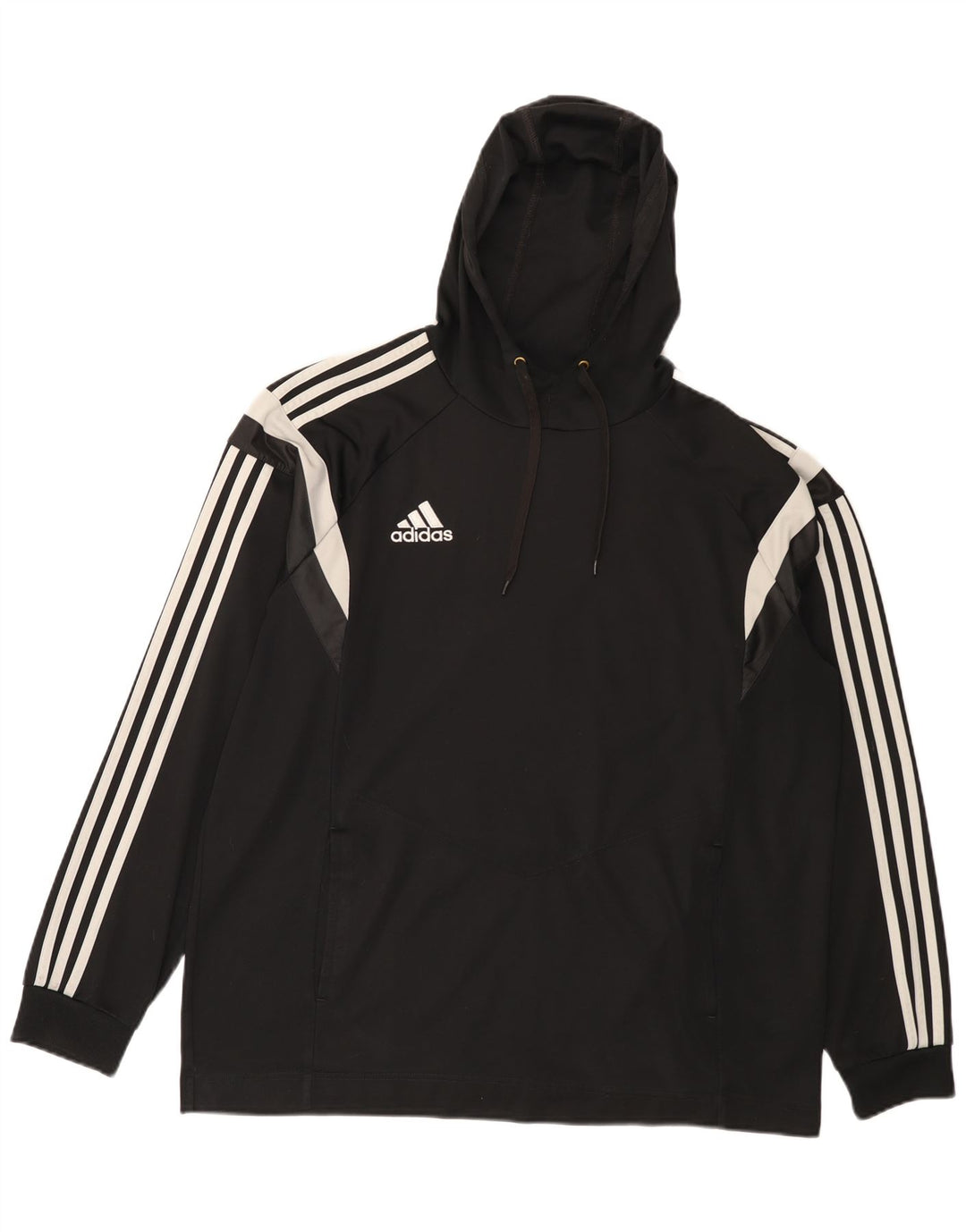 Pulover Adidas pentru bărbați, XL, negru, poliester color bloc