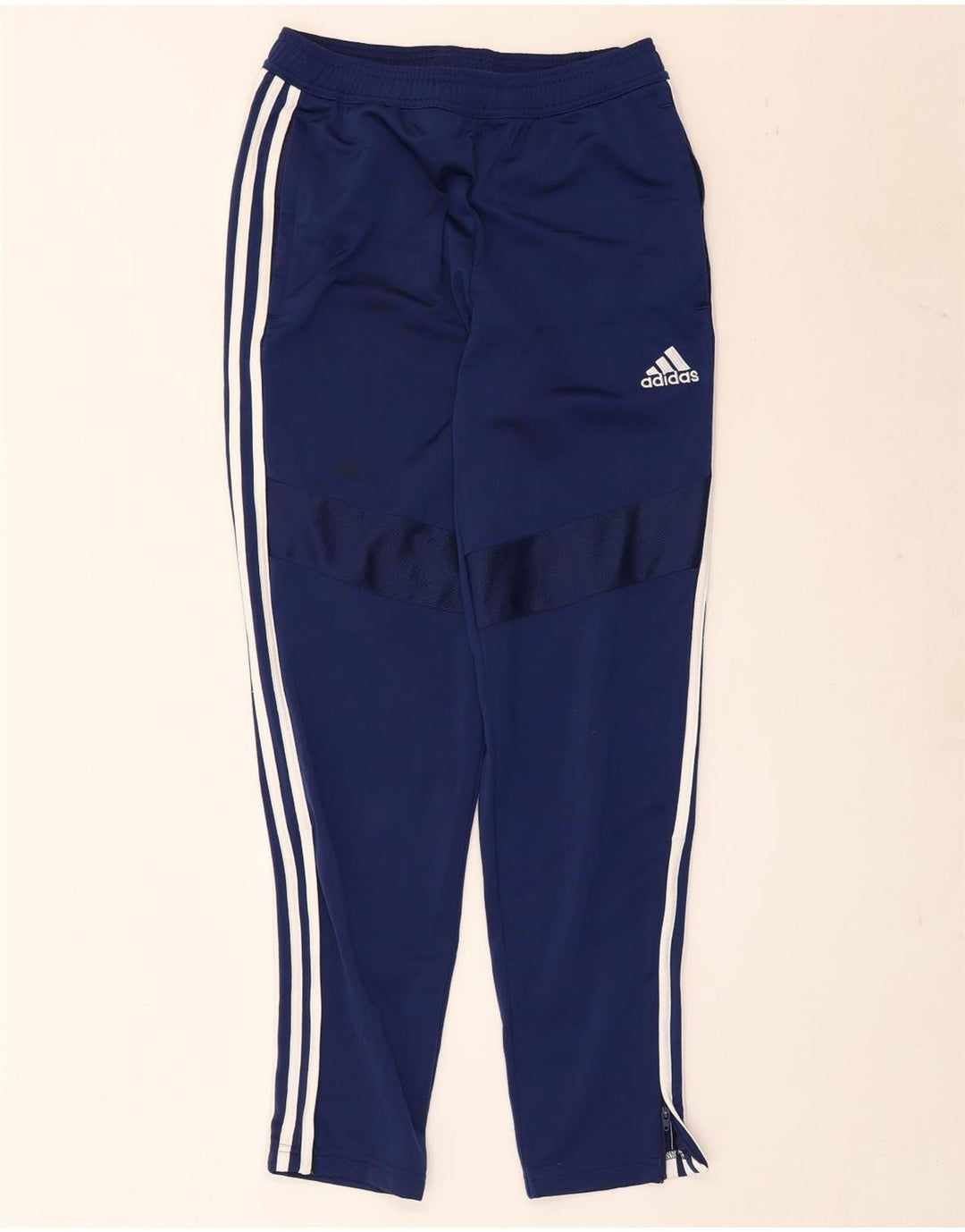 Pantaloni de trening Adidas pentru bărbați, poliester, albastru mic