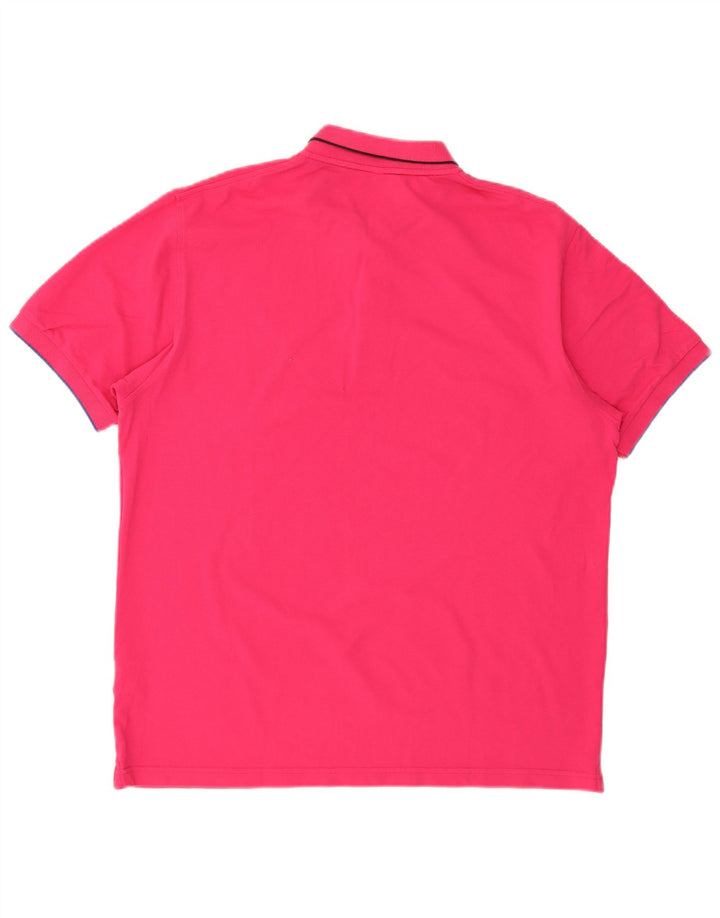 Tricou polo Sun68 pentru bărbați, bumbac roz 2XL