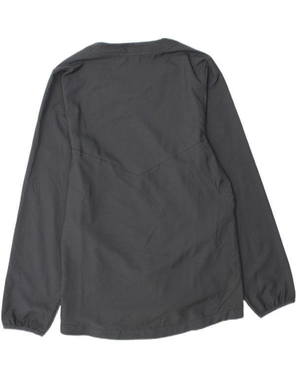 Top de baseball Nike pentru bărbați cu mânecă lungă, gri, poliester