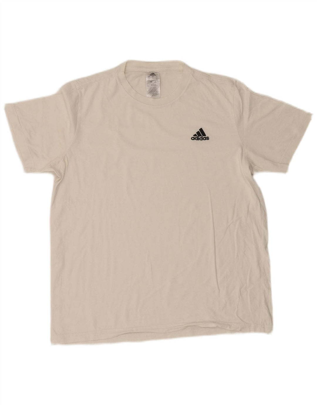 Tricou pentru bărbați Adidas Top mare, alb, bumbac