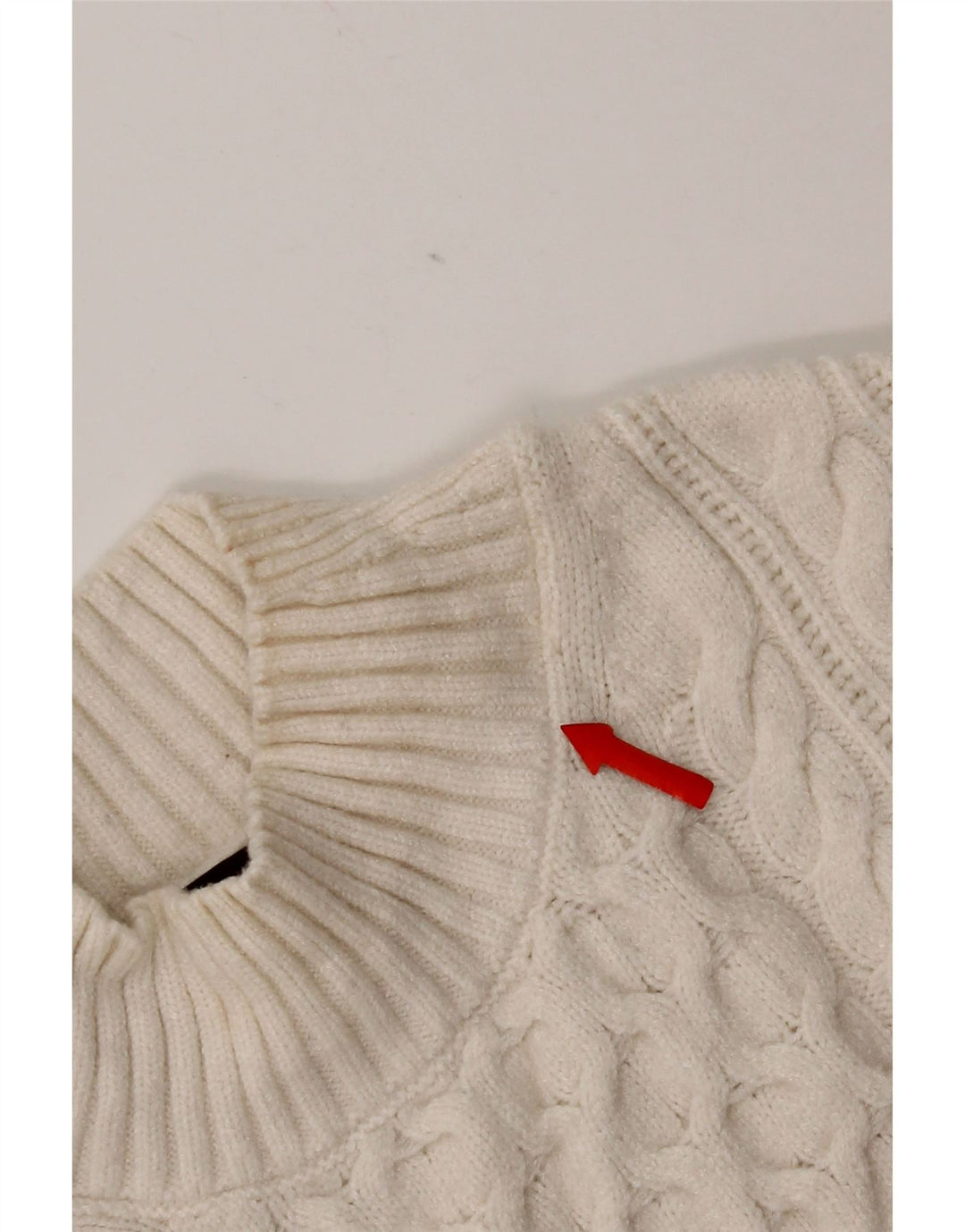 Pulover cu gât țestoasă pentru femei Marks & Spencer UK 14 Medium White
