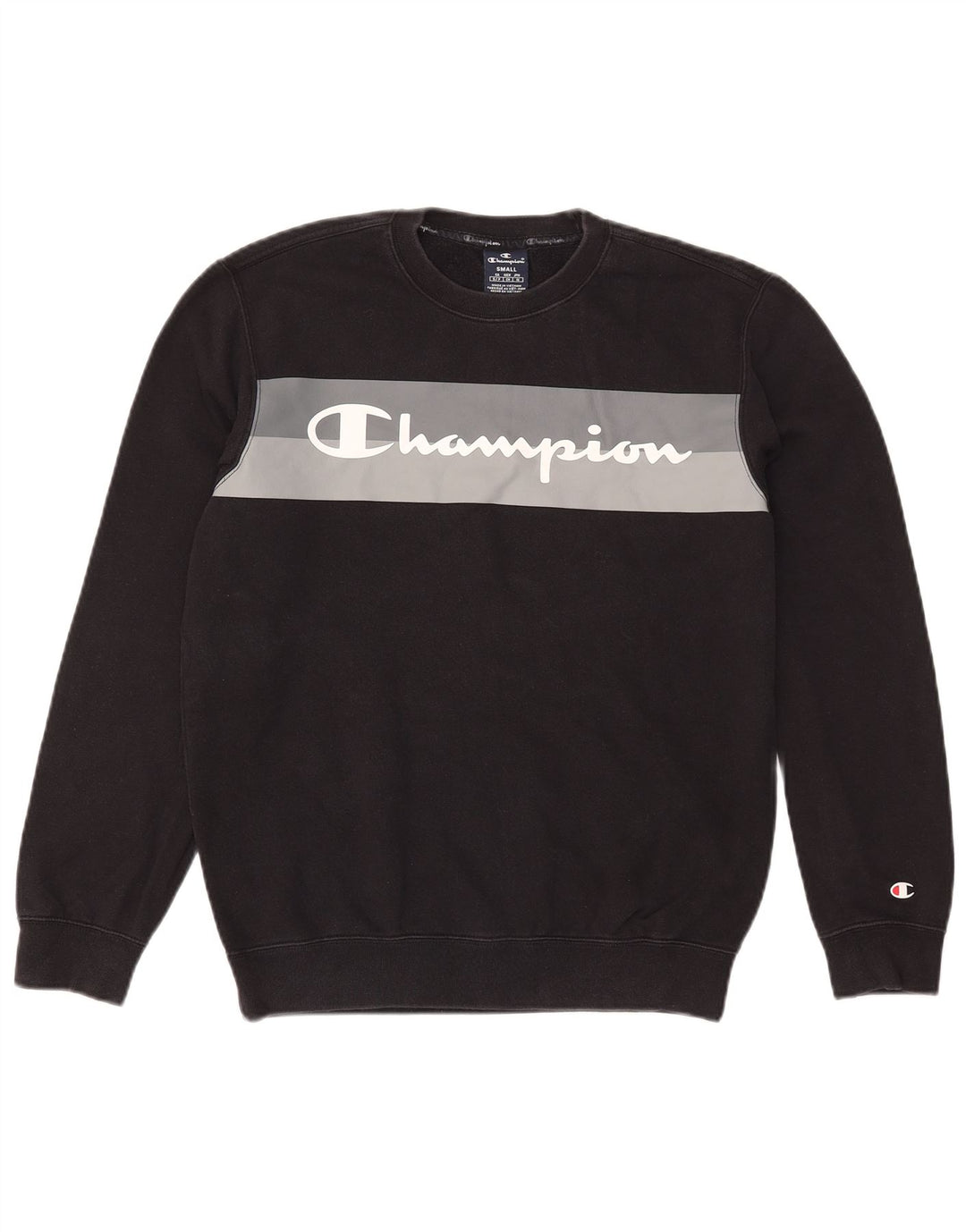 Pulover cu grafic pentru bărbați Champion Pulover mic, negru, color block, bumbac