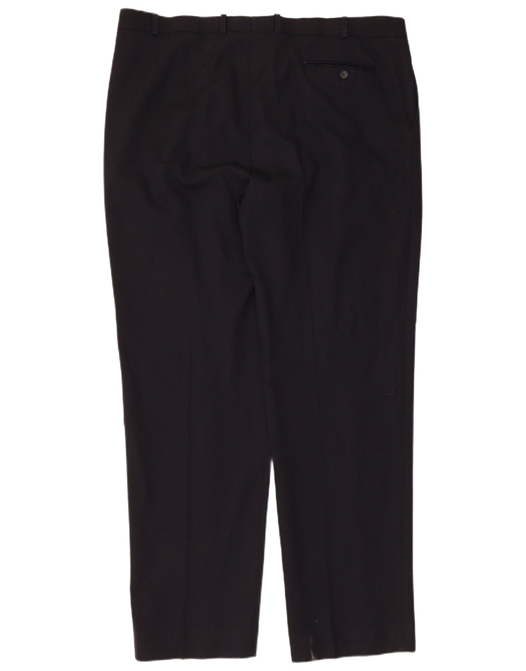 Marks & Spencer Pantaloni de costum drept bărbați L42 L33 Lână bleumarin