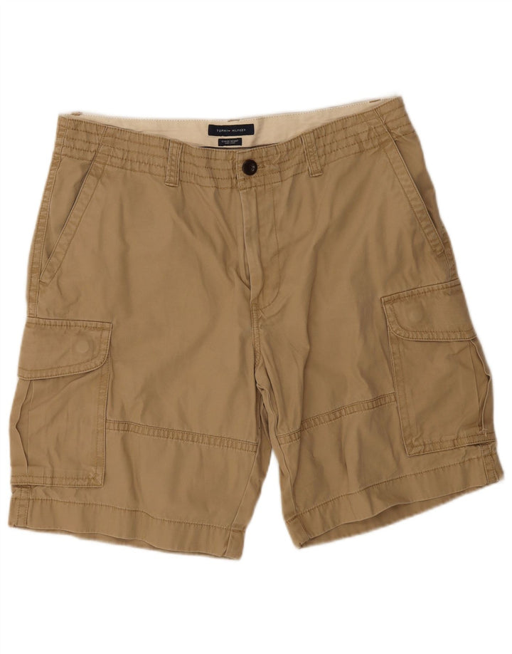 Pantaloni scurți cargo Tommy Hilfiger pentru bărbați W36, mari, bej, bumbac