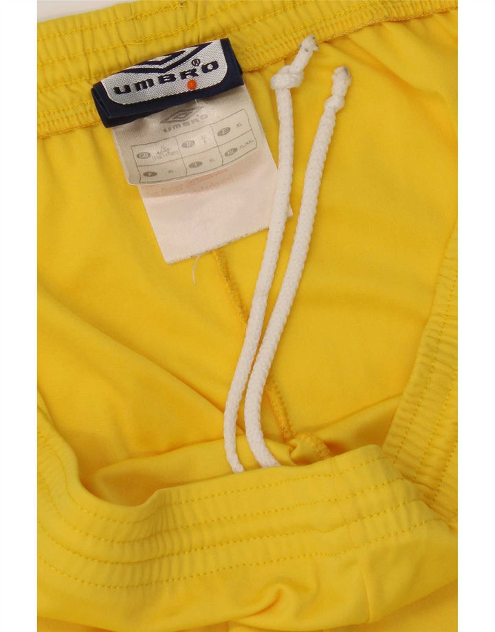 Set 2 piese Umbro pentru bărbați, XL, galben, poliester color bloc