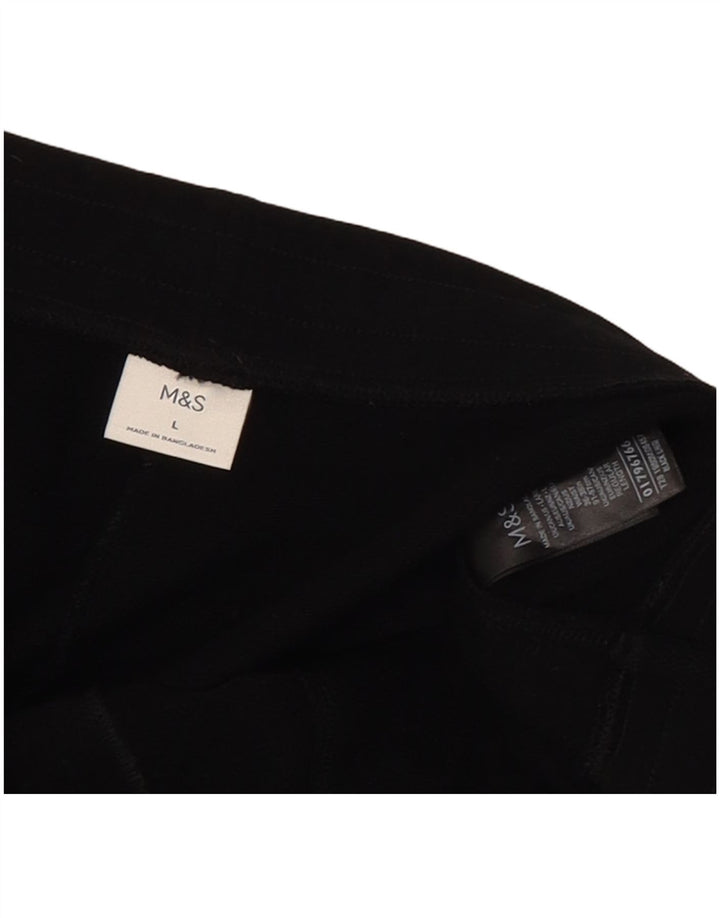 Pantaloni scurți sport pentru bărbați Marks & Spencer, mari, negru, bumbac