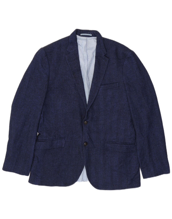 Jachetă pentru bărbați Marks & Spencer Tailored Fit Blazer UK 40, mare, bleumarin