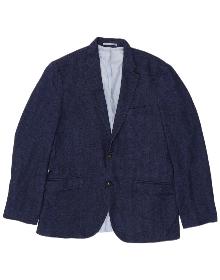 Jachetă pentru bărbați Marks & Spencer Tailored Fit Blazer UK 40, mare, bleumarin
