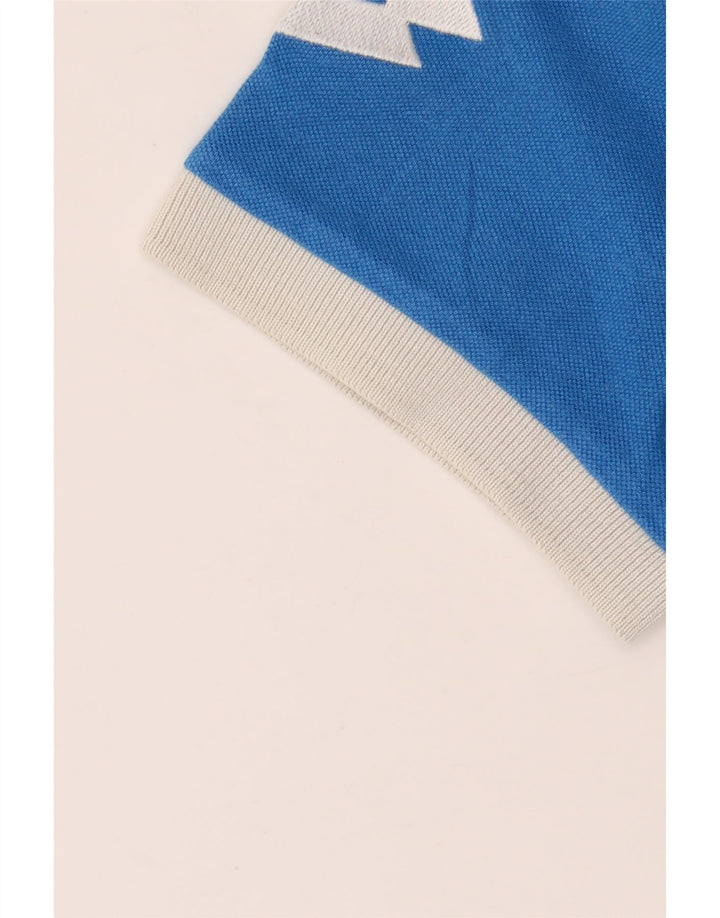 Tricou polo LOTTO pentru femei Italia Graphic Rugby UK 14, mare, albastru, bumbac