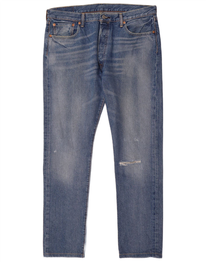 Blugi 501 drepti pentru bărbați Levi's W36 L34 Bumbac albastru