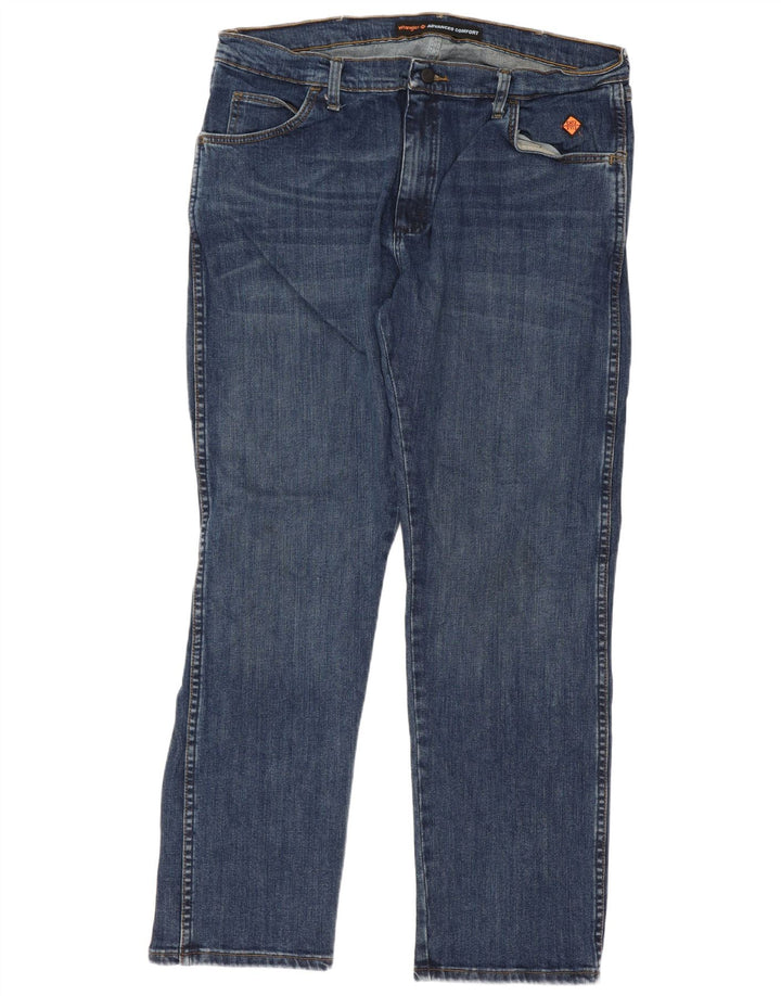 Blugi drepti pentru bărbați Wrangler W38 L30 Bumbac albastru