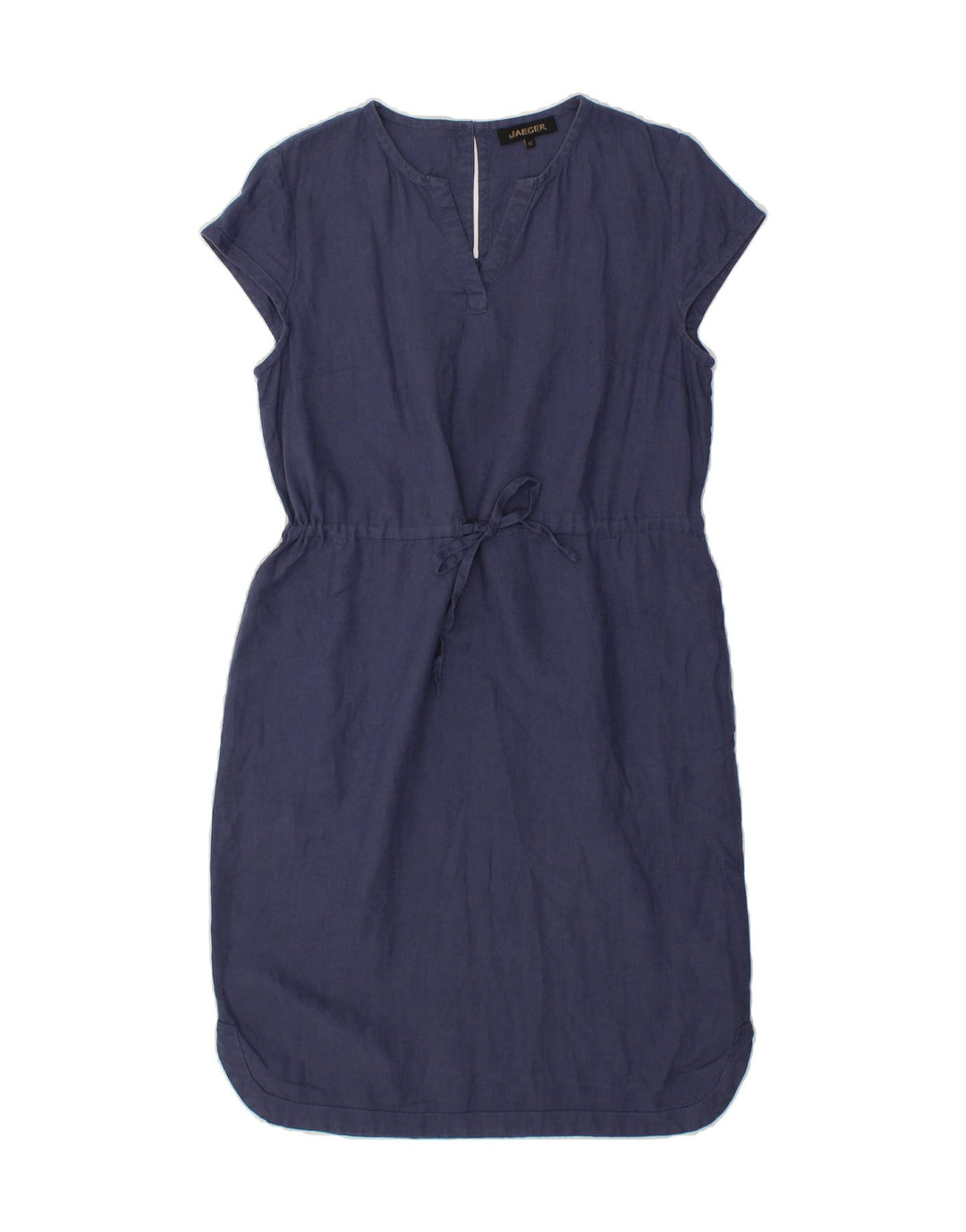 JAEGER Womens Sheath Dress UK 12 Medium  Navy Blue Vintage Jaeger and Second-Hand Jaeger from Messina Hembry 