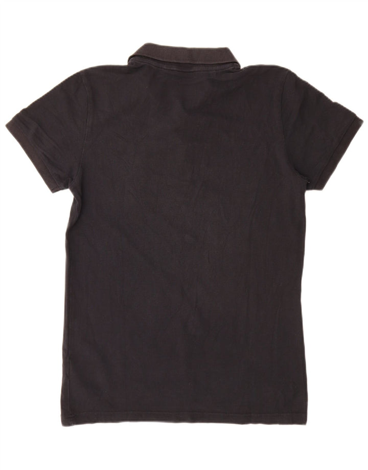 Tricou polo Adidas pentru bărbați, bumbac mediu negru
